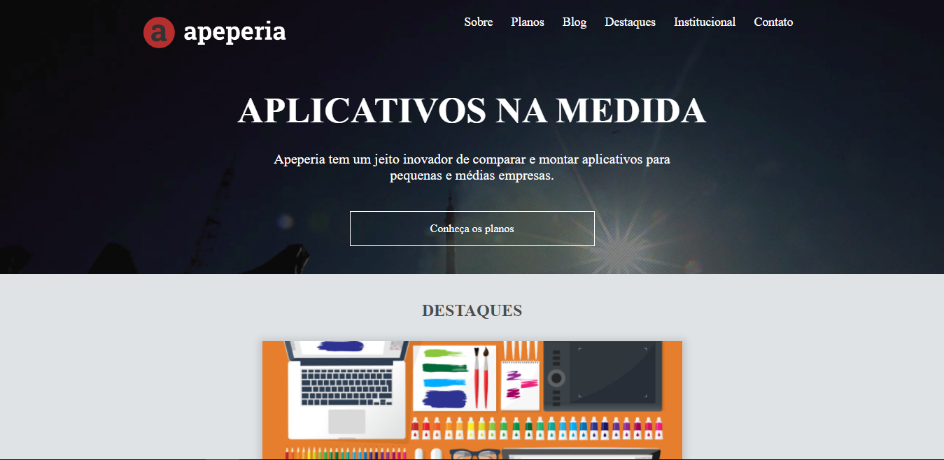 Tumbnail do site Apeperia